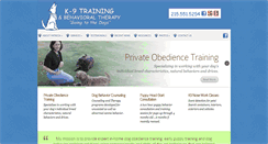 Desktop Screenshot of k-9training.org