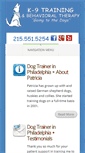 Mobile Screenshot of k-9training.org